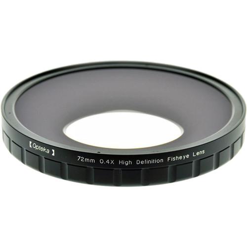 Opteka 0.4X HD2 Large Element 72mm Fisheye Lens OPTSC724PF