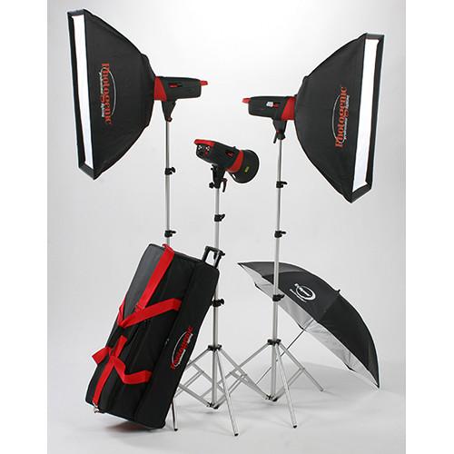 Photogenic Matrix MCD400R 400Ws Monolight 3-Light Kit 907006, Photogenic, Matrix, MCD400R, 400Ws, Monolight, 3-Light, Kit, 907006,