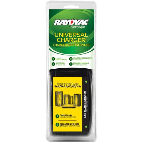 RAYOVAC Universal Rechargeable Bundle with Recharge PS202 GEN