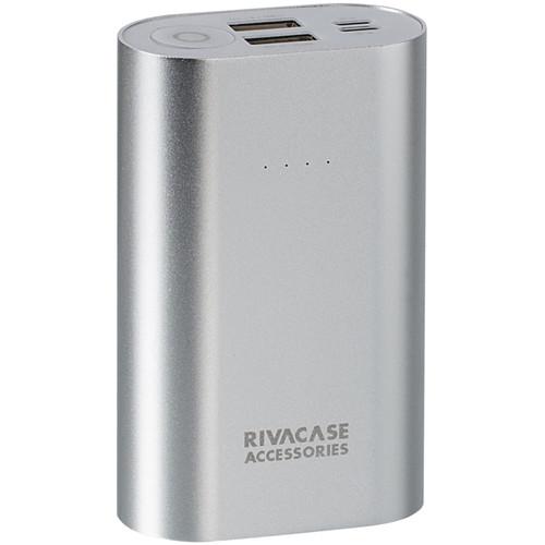 RIVACASE 10000 mAh Portable Power Pack (Silver) VA1010SLVR