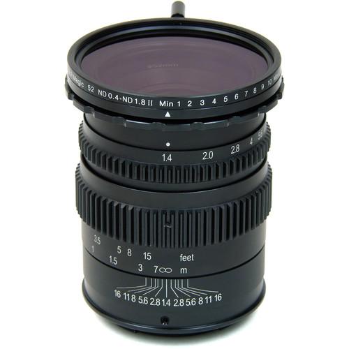 SLR Magic 35mm T1.4 II Cine Lens and 52mm SLR-3514MFT(II)52VNDL, SLR, Magic, 35mm, T1.4, II, Cine, Lens, 52mm, SLR-3514MFT, II, 52VNDL