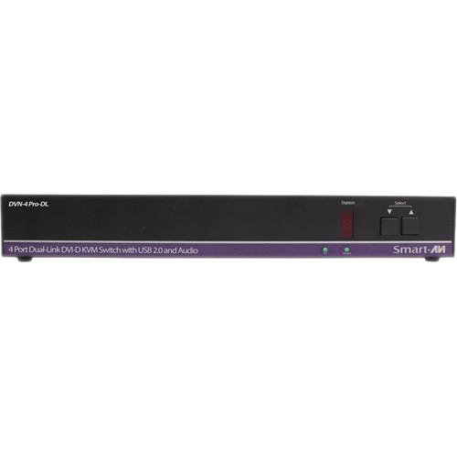 Smart-AVI DVN-4Pro-DLS DVI-D KVM Switch with USB DVN-4PRO-DLS, Smart-AVI, DVN-4Pro-DLS, DVI-D, KVM, Switch, with, USB, DVN-4PRO-DLS