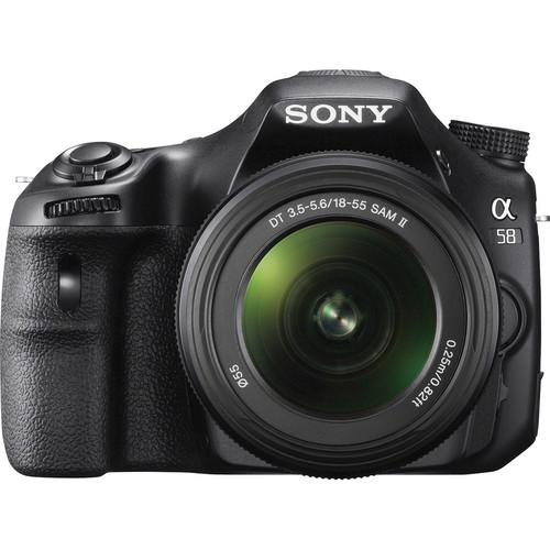 Sony Alpha a58 DSLR Camera with 18-55mm Lens Accessory Kit