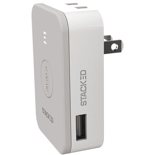 STACKED  Power Plug (White) SWPLG01