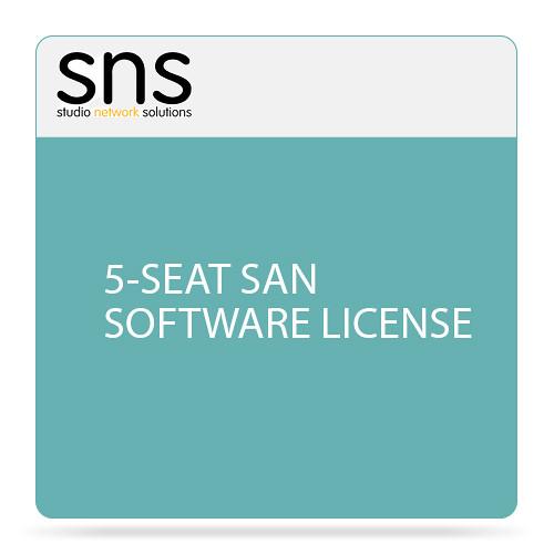 Studio Network Solutions 5-Seat SAN Software License 5SEATSAN, Studio, Network, Solutions, 5-Seat, SAN, Software, License, 5SEATSAN