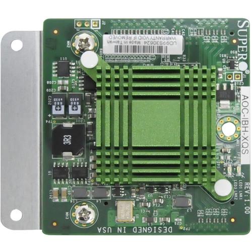 Supermicro Single Port Low-Latency InfiniBand AOC-IBH-XQS, Supermicro, Single, Port, Low-Latency, InfiniBand, AOC-IBH-XQS,