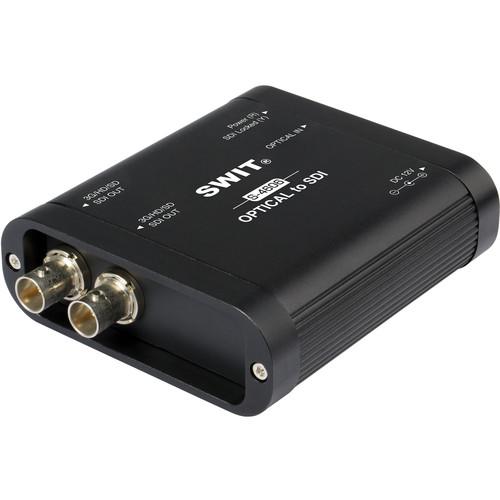 SWIT Portable Optical Fiber to SDI Converter S-4606