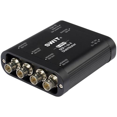 SWIT Portable SDI 1-to-4 Distributor & Amplifier S-4604