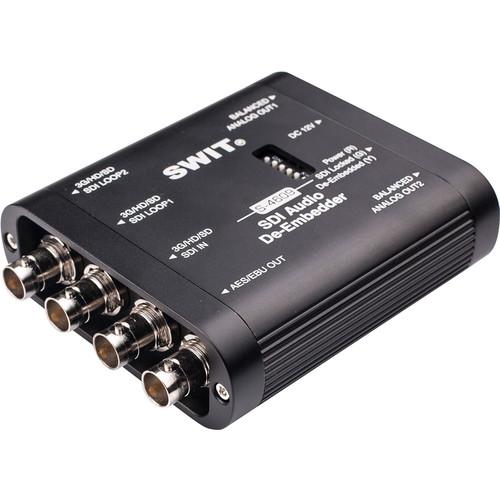 SWIT  Portable SDI Audio De-Embedder S-4609, SWIT, Portable, SDI, Audio, De-Embedder, S-4609, Video