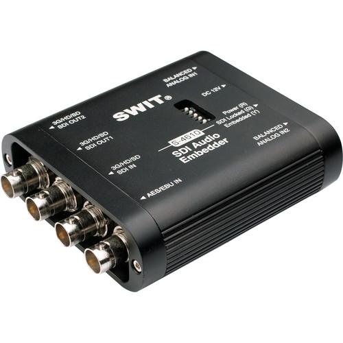 SWIT  Portable SDI Audio Embedder S-4610, SWIT, Portable, SDI, Audio, Embedder, S-4610, Video