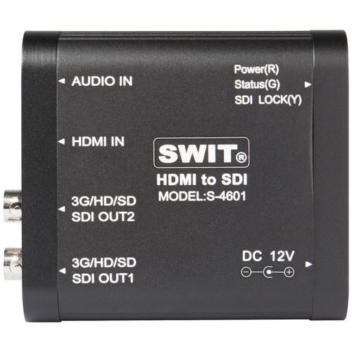 SWIT  S-4601 HDMI to SDI Converter S-4601, SWIT, S-4601, HDMI, to, SDI, Converter, S-4601, Video