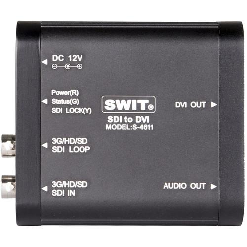 SWIT  S-4611 SDI to DVI Converter S-4611, SWIT, S-4611, SDI, to, DVI, Converter, S-4611, Video