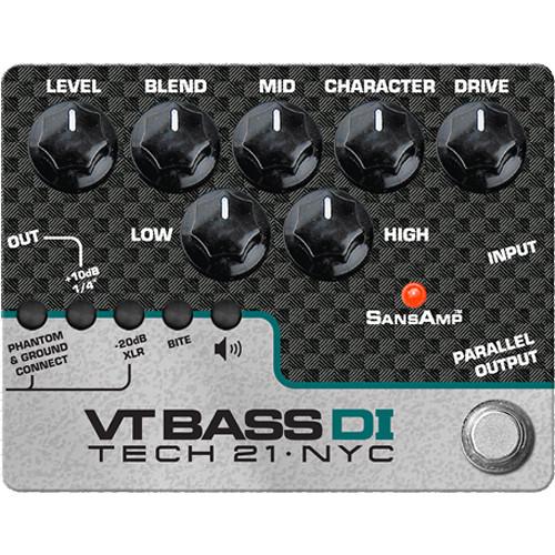 TECH 21  VT Bass DI Pedal CS-VTB-DI, TECH, 21, VT, Bass, DI, Pedal, CS-VTB-DI, Video