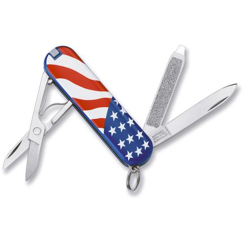 Victorinox Classic SD Pocket Knife (United States Flag) 54216, Victorinox, Classic, SD, Pocket, Knife, United, States, Flag, 54216