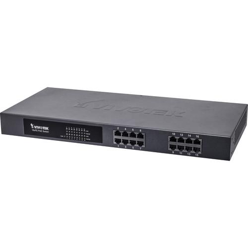 Vivotek AW-FET-160A-250 Unmanaged 16-Port PoE AW-FET-160A-250