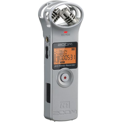 Zoom H1 Ultra-Portable Digital Audio Recorder (Silver) ZH1S