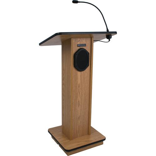 AmpliVox Sound Systems Elegant Wood Elite Lectern S355-WT, AmpliVox, Sound, Systems, Elegant, Wood, Elite, Lectern, S355-WT,