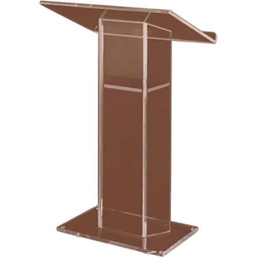 AmpliVox Sound Systems Large Top Smoked Acrylic Lectern SN305520