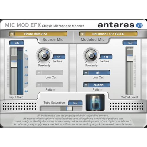 Antares Audio Technologies Mic Mod EFX - Classic 41001E, Antares, Audio, Technologies, Mic, Mod, EFX, Classic, 41001E,