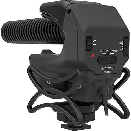Azden SMX-15 Powered Shotgun Video Microphone SMX-15, Azden, SMX-15, Powered, Shotgun, Video, Microphone, SMX-15,
