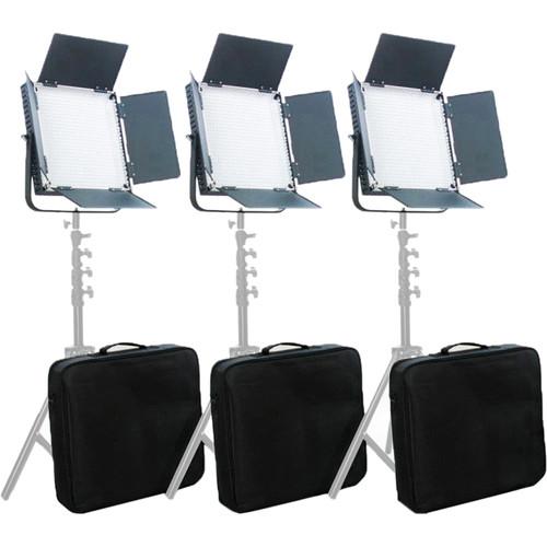 CAME-TV High CRI Digital 900 Daylight LED 3 Light Kit L900D3, CAME-TV, High, CRI, Digital, 900, Daylight, LED, 3, Light, Kit, L900D3,