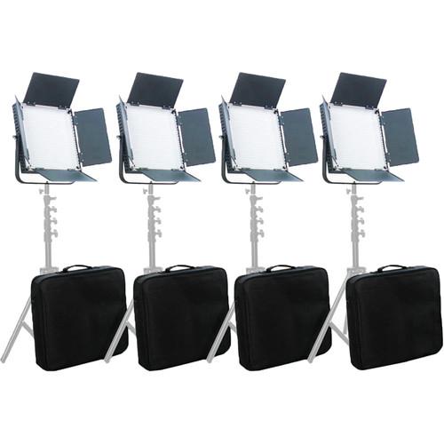 CAME-TV High CRI Digital 900 Daylight LED 4 Light Kit L900D4