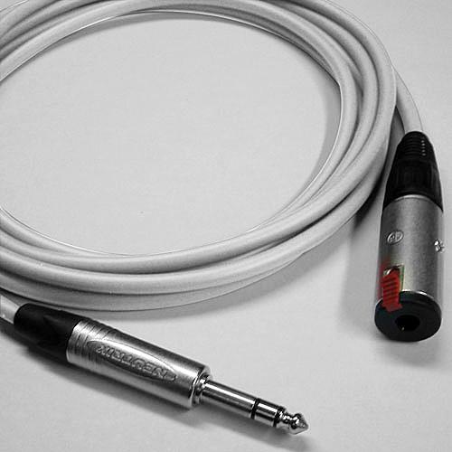 Canare Starquad TRSM-TRSF Extension Cable (White, 10')