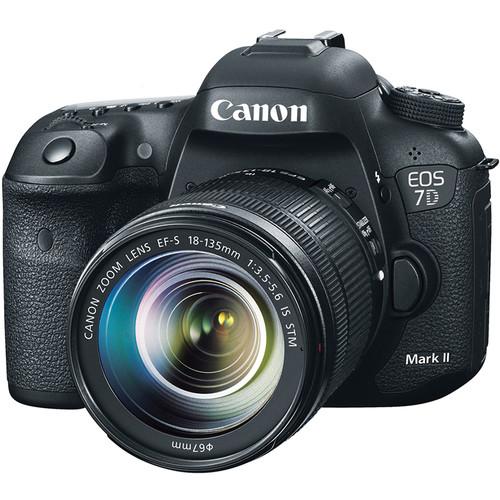 Canon EOS 7D Mark II DSLR Camera with 18-135mm Lens and Basic