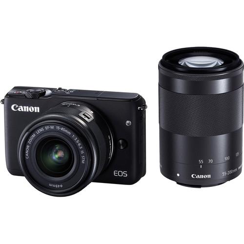 Canon EOS M10 Mirrorless Digital Camera with 15-45mm and