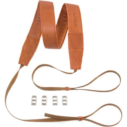 compagnon Bold Camera Strap (40mm Wide, Light Brown) 513