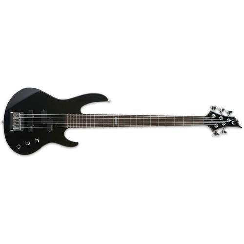 ESP LTD B-55 5-String Electric Bass (Black) LB55BLK