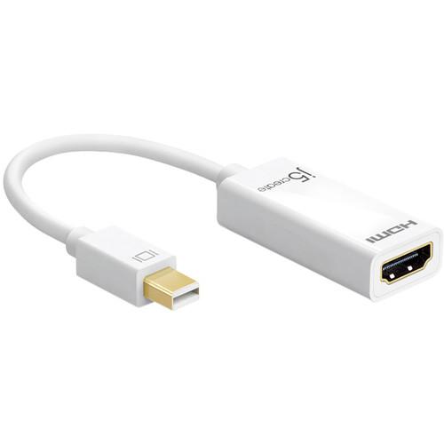 j5create Mini DisplayPort to 4K HDMI Adapter for Mac/PC JDA159