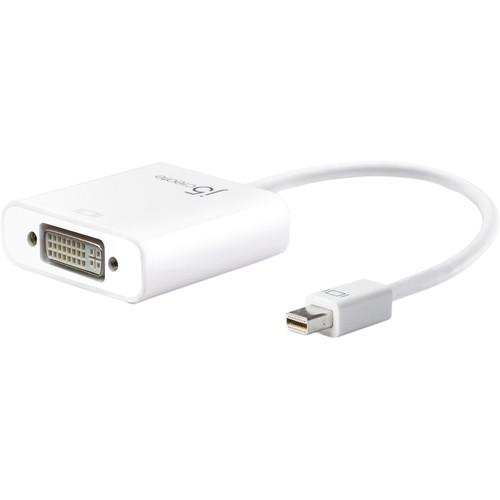 j5create Mini DisplayPort to DVI Adapter for Mac/PC Laptop