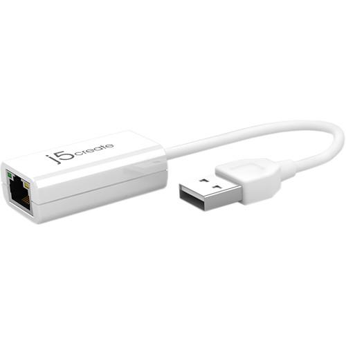 j5create USB 2.0 10/100 Mbps Ethernet Adapter JUE120