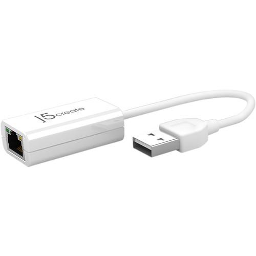j5create USB 2.0 10/100 Mbps Ethernet Adapter JUE125