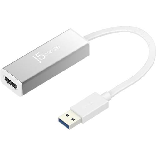 j5create USB 3.0 to HDMI Slim Display Adapter JUA355, j5create, USB, 3.0, to, HDMI, Slim, Display, Adapter, JUA355,