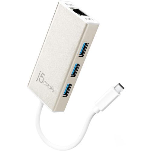 j5create USB 3.0 Type-C to 4-Port Multi-Adapter Hub JCH471