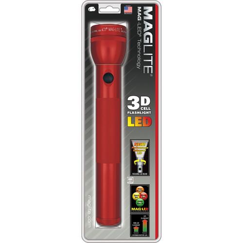 Maglite  LED 3-Cell D Flashlight (Red) ST3D036