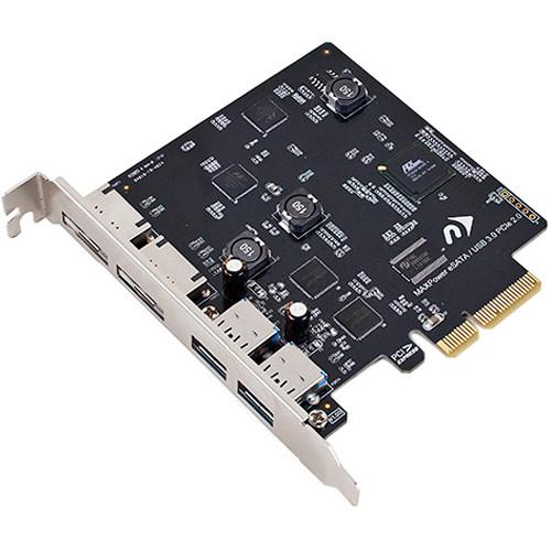 NewerTech MAXPower 2 x 2 USB/eSATA PCIe 2.0 Host NWTMXPCIE2E2U3, NewerTech, MAXPower, 2, x, 2, USB/eSATA, PCIe, 2.0, Host, NWTMXPCIE2E2U3