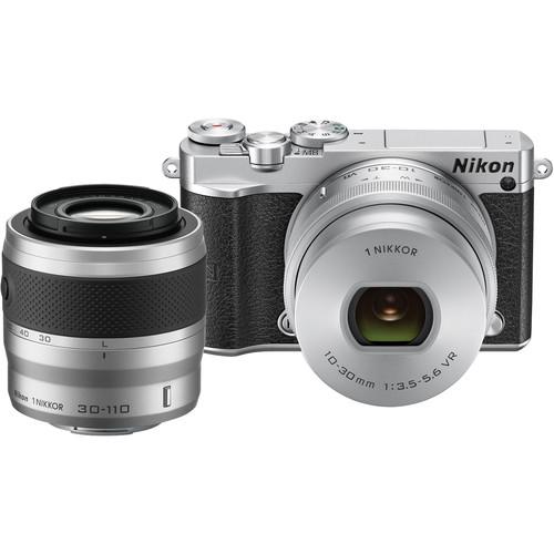 Nikon 1 J5 Mirrorless Digital Camera with 10-30mm and 30-110mm