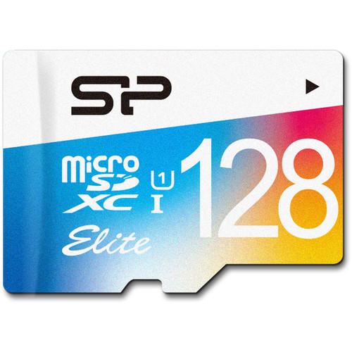 Silicon Power 128GB Elite UHS-I microSDXC SP128GBSTXBU1V20SP, Silicon, Power, 128GB, Elite, UHS-I, microSDXC, SP128GBSTXBU1V20SP,