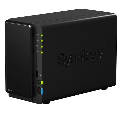 Synology DiskStation DS216 Two-Bay NAS Enclosure DS216, Synology, DiskStation, DS216, Two-Bay, NAS, Enclosure, DS216,