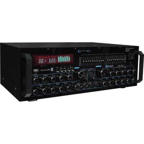 Technical Pro MM2000 Pro Mic Mixing Amp With USB, SD MM2000BT