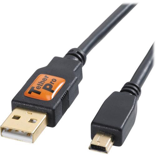 Tether Tools TetherPro USB 2.0 Type-A to 5-Pin Mini-USB CU5402, Tether, Tools, TetherPro, USB, 2.0, Type-A, to, 5-Pin, Mini-USB, CU5402