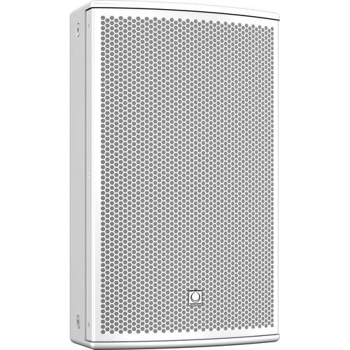 white powered pa speakers