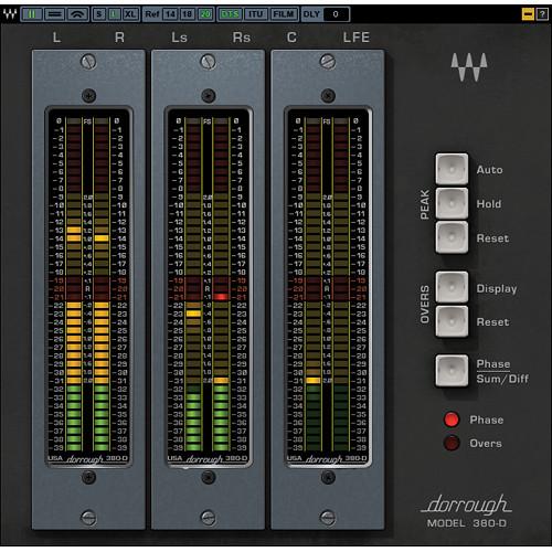 Waves Dorrough Surround - Surround Metering Plug-In DORGSTDM, Waves, Dorrough, Surround, Surround, Metering, Plug-In, DORGSTDM,