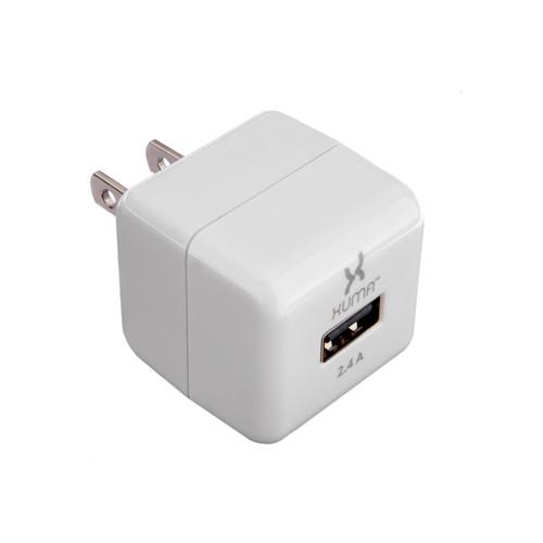 Xuma 2.4A USB Charger with Folding Prongs UCAC-124