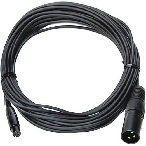 Audix Mini XLR Female to XLR Male Cable - 25' (Black) CBLM25