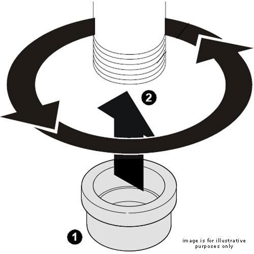 Chief CMA273 Threaded End Cap for Extension Columns CMA273, Chief, CMA273, Threaded, End, Cap, Extension, Columns, CMA273,