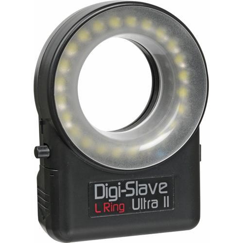 Digi-Slave L-Ring Ultra II LED Ring Light with Diffuser LRU255D